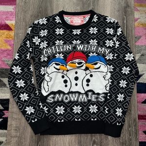 Chillin With My Snowmies Ugly Christmas Sweater ⛄️